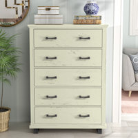 Ankney 5 Drawer 38" W Chest by Lark Manor