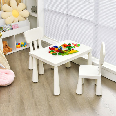 Nila Kids 3 Piece Rectangular Play / Activity Table and Chair Set by Zoomie Kids