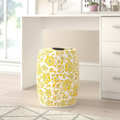 Pikesville Ceramic Garden Stool by Lark Manor