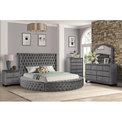 Taner Upholstered Storage 5 Piece Bedroom Set by Rosdorf Park