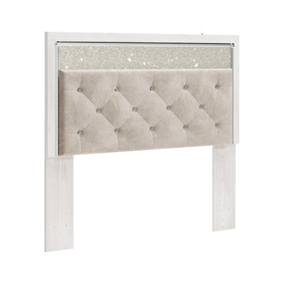 Beamond Upholstered Bookcase Headboard by Rosdorf Park
