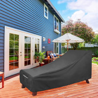 Water Resistant Patio Chaise Lounge Cover by Arlmont & Co.