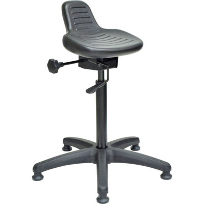 Height Adjustable Industrial/Shop Stool by Interion