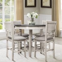 Rittany 4 - Person Counter Height Dining Set by Red Barrel Studio