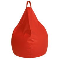 Standard Faux Leather Classic Bean Bag by Latitude Run