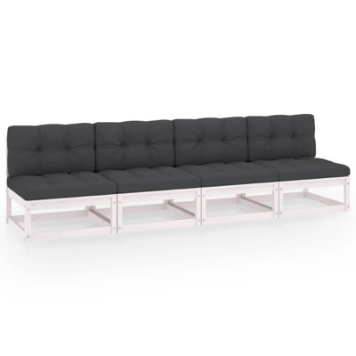 27.6" Wide Square Patio Sofa with Cushions by Latitude Run
