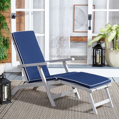 Barksdale 56.3" Long Steamer with Cushions by Beachcrest Home