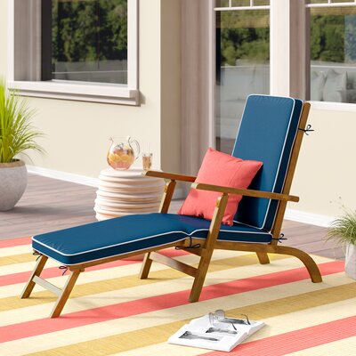 Barksdale 56.3" Long Steamer with Cushions by Beachcrest Home