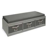 Auxier Harriet Bee Faux Leather Toy Storage Bench