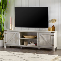 Marckson 70" 2-Barn Door TV Stand for TVs up to 80"