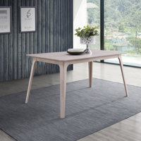 Lyan 59" Solid Wood Dining Table by George Oliver