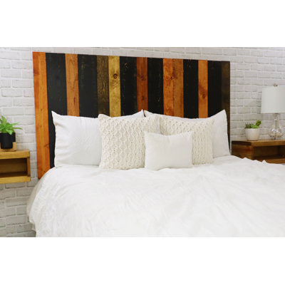 Davel Solid Wood Panel Headboard Hanger by Gracie Oaks