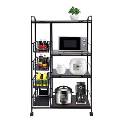 Kitchen Cart with Wheel by 17 Stories