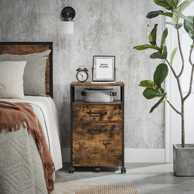 2-Drawer Mobile Vertical Filing Cabinet by 17 Stories