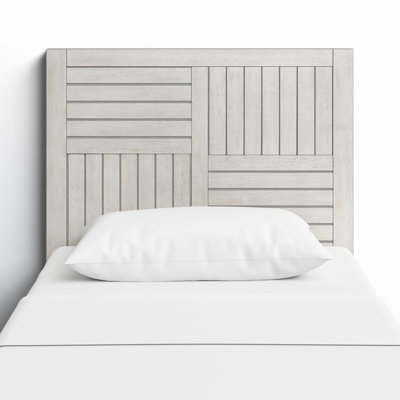 Cotswald Twin Solid Wood Panel Headboard by Lark Manor