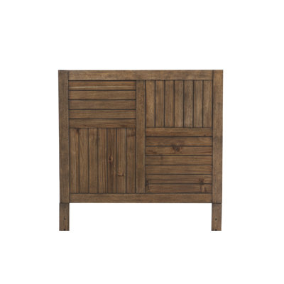 Cotswald Twin Solid Wood Panel Headboard by Lark Manor