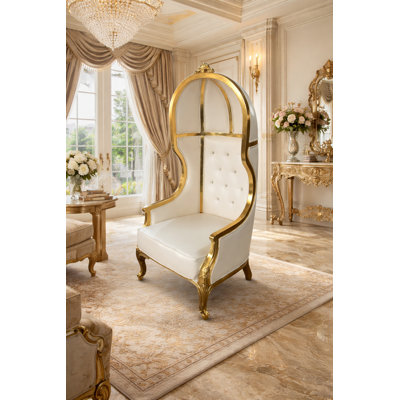 Bardia 32.28" W Tufted Balloon Chair by Rosdorf Park