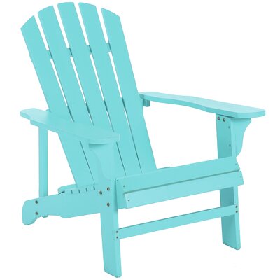 Solid Wood Adirondack Chair by Rosecliff Heights