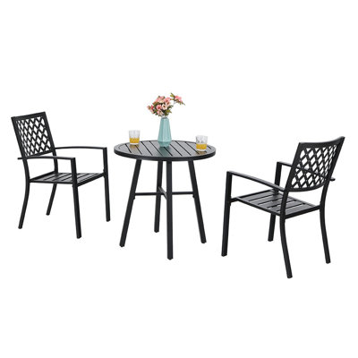 Stines Round 2 - Person 28" Long Bistro Set