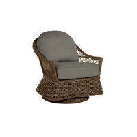 Soho Woven N-Dura Resin Wicker Outdoor Swivel Glider Lounge by Summer Classics