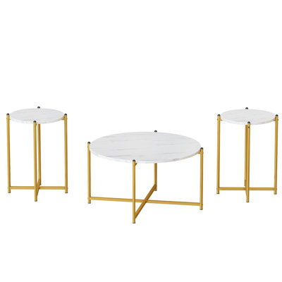 Gallina 3 Piece Coffee Table Set by Latitude Run