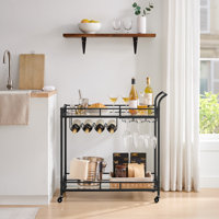 2 -tier Bar Cart by Everly Quinn