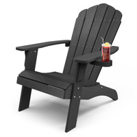 Allurine HIPS Plastic Oversize Adirondack Chair by Highland Dunes