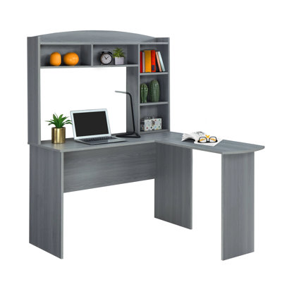 Ward L-Shape Desk with Hutch by Ebern Designs