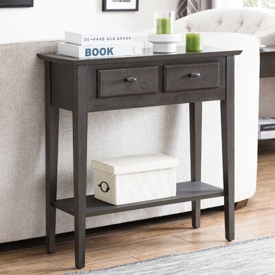Solid + Manufactured Wood Hall Console Table by Charlton Home