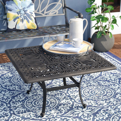 Allene Aluminum Coffee Table by Lark Manor