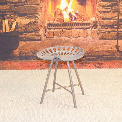 Brightmoor Cast Iron Accent Stool by Wade Logan