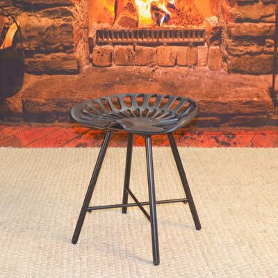 Brightmoor Cast Iron Accent Stool by Wade Logan