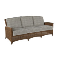 Astoria N-Dura Resin Wicker Outdoor Sofa by Summer Classics