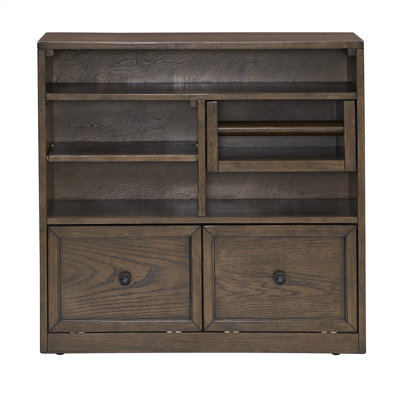 Linnea Dark Oak Finish Wood Cabinet