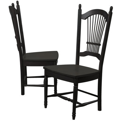 Liudger Slat Back Side Chair by Alcott Hill