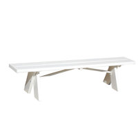 Lunas Plastic Picnic Bench by August Grove