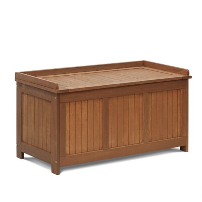Ermont Outdoor 65 Gallon Wood Deck Box by Loon Peak