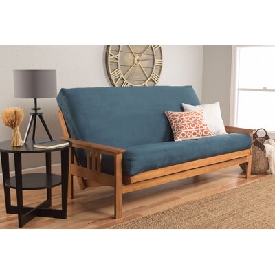 Stratford Full 79" Futon Frame and Mattress with Drawer Set