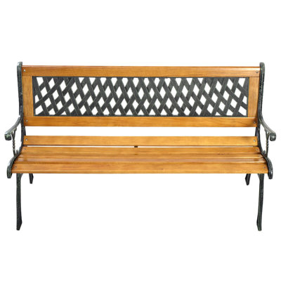 Alianys Patio Park Bench by Canora Grey