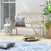 Senga Aluminum & Steel Park Bench by Dakota Fields