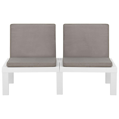 Rocelin Plastic Garden Bench by Ebern Designs