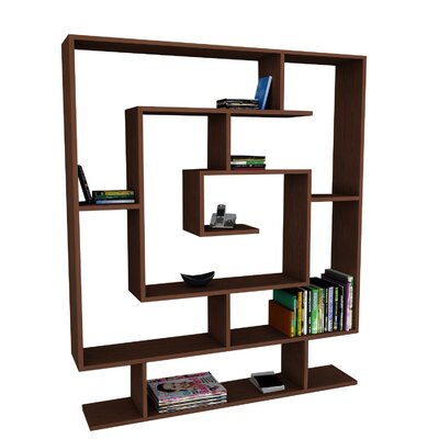 Innis 58.82" H x 49.13" W Geometric Bookcase by East Urban Home