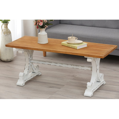 Olla Trestle Entryway Bench by Rosalind Wheeler