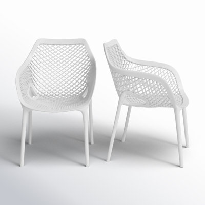 Farrah Stacking Patio Dining Armchair by AllModern