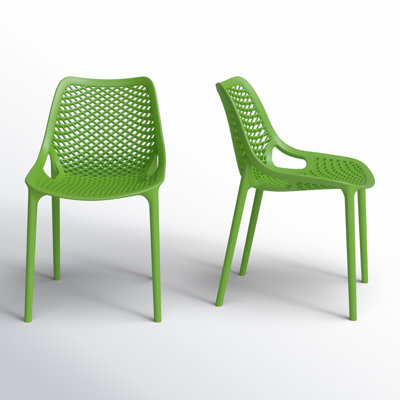 Farrah Stacking Patio Dining Chair by AllModern