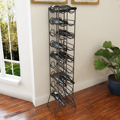 Sequim 18 Bottle Floor Wine Bottle Rack