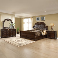 Calera Upholstered 4 Piece Bedroom Set by Bloomsbury Market