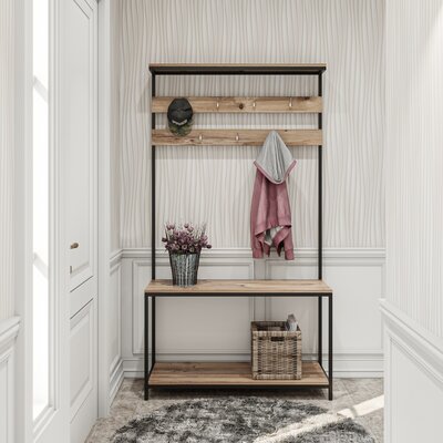 Gabby Hall Tree with Bench and Shoe Storage by East Urban Home