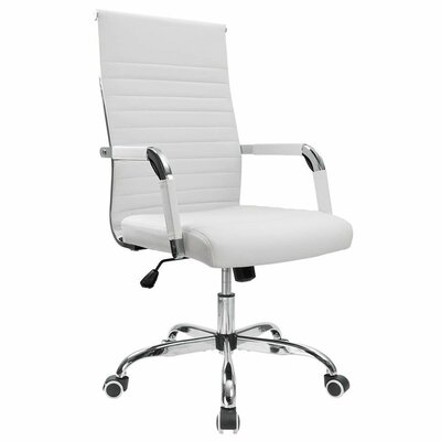 Renda Mid-Back Ribbed Conference Chair by Orren Ellis