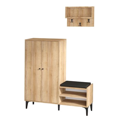 Faringdon Hall Tree with Bench and Shoe Storage by East Urban Home